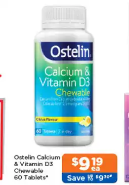 Good Price Pharmacy Ostelin. Calcium & Vitamin D3 Chewable offer