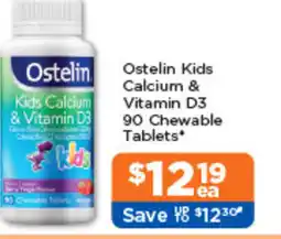 Good Price Pharmacy Ostelin Kids Calcium & Vitamin D3 offer
