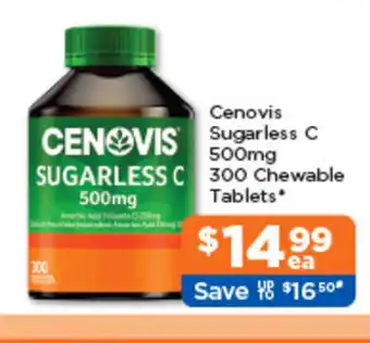 Good Price Pharmacy CENOVIS Sugarless C offer