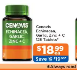 Good Price Pharmacy CENOVIS Cenovis ECHINACEA GARLIC, offer