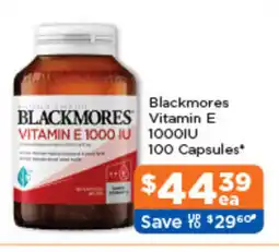 Good Price Pharmacy BLACKMORES Vitamin E offer