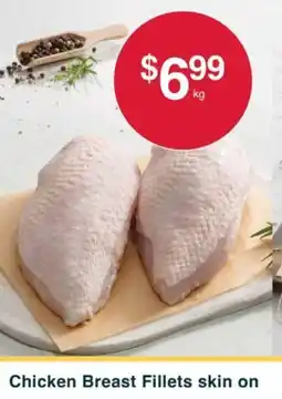 Australian Butchers Store Chicken Breast Fillets skin on offer
