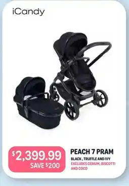 Baby Kingdom PEACH 7 PRAM offer