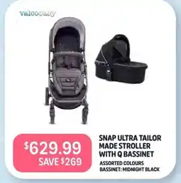 SNAP ULTRA TAILOR MADE STROLLER WITH Q BASSINET
