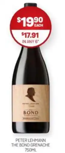 PETER LEHMANN THE BOND GRENACHE