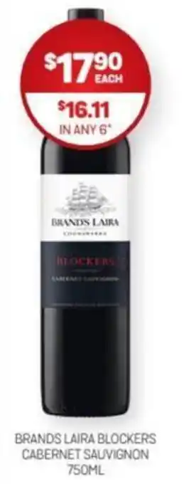 Harry Brown BRANDS LAIRA BLOCKERS CABERNET SAUVIGNON offer