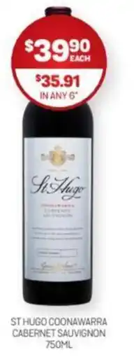 Harry Brown ST HUGO COONAWARRA CABERNET SAUVIGNON offer