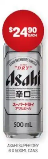 Harry Brown ASAHI SUPER DRY offer
