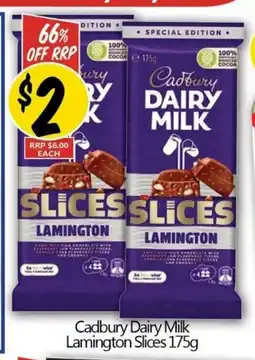 Cadbury Dairy Milk Lamington Slices 175g