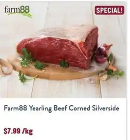 Farm88 Yearling Beef Corned Silverside