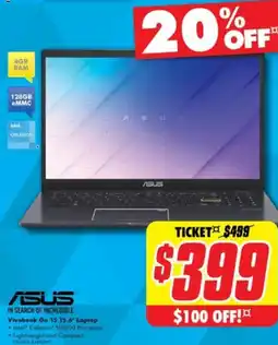 The Good Guys Vivobook Go 15 15.6" Laptop offer