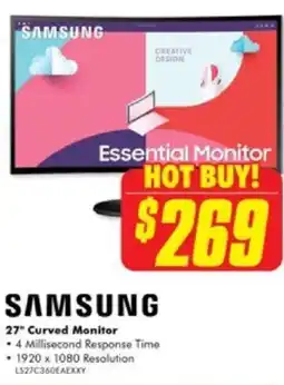 The Good Guys 27" Curved Monitor offer