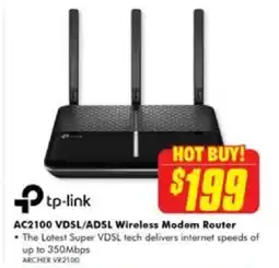 The Good Guys AC2100 VDSL/ADSL Wireless Modem Router offer