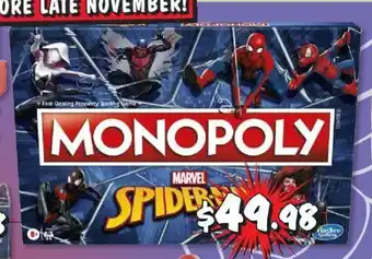 JB Hi-Fi Spiderman Monopoly offer