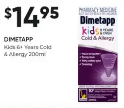 Healthy Life DIMETAPP offer