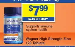 My Chemist Wagner High Strength Zinc offer