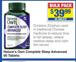 My Chemist Nature's Own Complete Sleep Advanced 90 Tablets offer