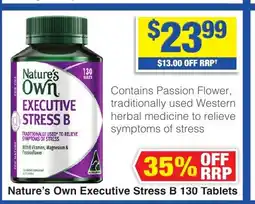My Chemist Nature's Own Executive Stress B 130 Tablets offer