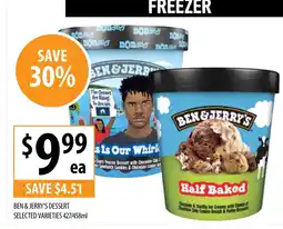 Supabarn BEN & JERRY'S DESSERT offer