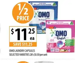 Supabarn OMO LAUNDRY CAPSULES offer