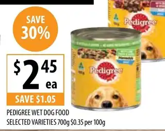 Supabarn PEDIGREE WET DOG FOOD offer