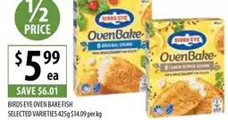 Supabarn bIRDS EYE OVEN BAKE FISH offer