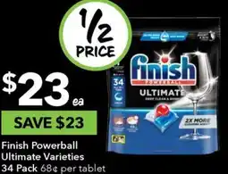 Ritchies Finish Powerball Ultimate Varieties 34 Pack 68¢ per tablet offer