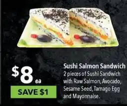 Sushi Salmon Sandwich