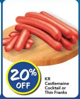 Ritchies KR Castlemaine Cocktail or Thin Franks offer
