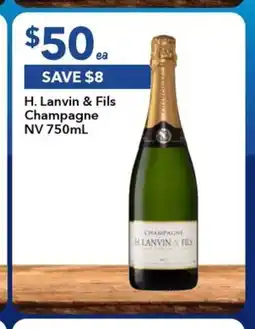 Ritchies H. Lanvin & Fils Champagne NV 750mL offer