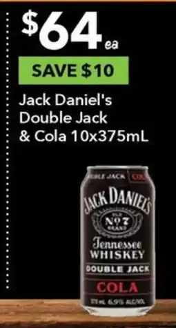 Ritchies Jack Daniel's Double Jack offer