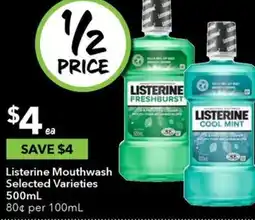 Ritchies LISTERINE FRESHBURST offer