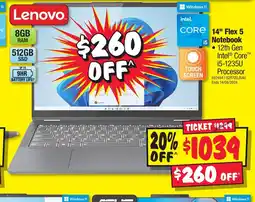 JB Hi-Fi CORE 14" Flex 5 offer