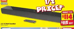 JB Hi-Fi 2.0 110 Watt Soundbar offer