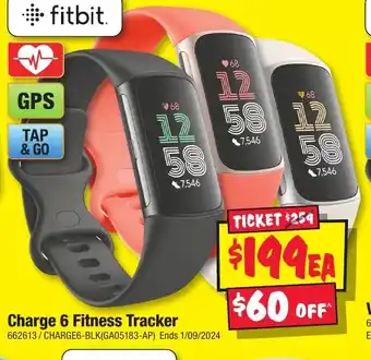 JB Hi-Fi Charge 6 Fitness Tracker offer