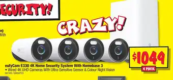 JB Hi-Fi eufyCam E330 4K Home Security System With Homebase 3 offer