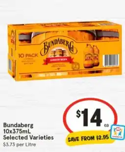 IGA Bundaberg 10x375mL offer