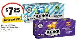 IGA Kirks 10x375mL offer