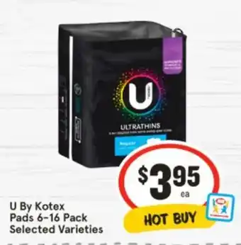 IGA U By Kotex offer