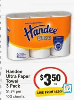 IGA Handee Ultra Paper offer