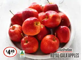 IGA ROYAL GALA APPLES offer