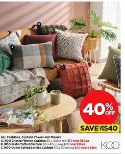 Spotlight ALL Cushlons, Cushion Covers and Throws offer