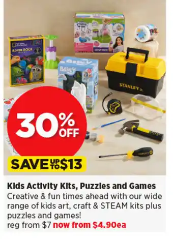 Spotlight Kids Activity Kits, Puzzles and Games offer