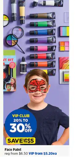 Spotlight Face Paint offer