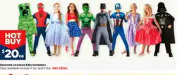 Spotlight Selected Licensed Kids Costumes offer