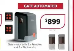 Gate motor with 2 x Remotes