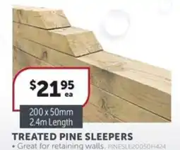 TREATED PINE SLEEPERS