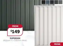 Stratco SUPERDEK offer