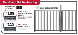 Stratco FLAT TOP POOL FENCING PANEL offer