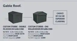 Stratco CUSTOM STUBBIE offer